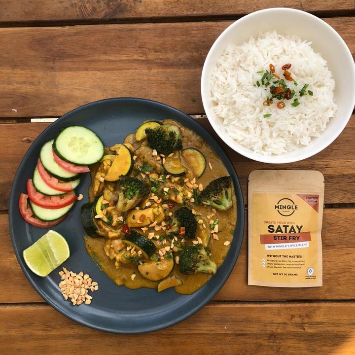 Mingle Satay Stir Fry Seasoning 30g - Image 6