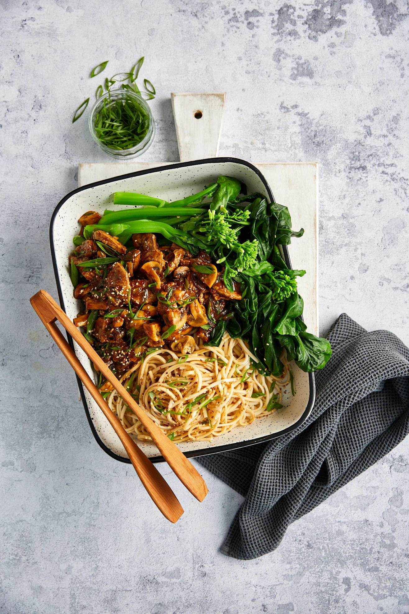 Miso and Maple Pork Fillet - with Udon Noodles and Asian Veg - Image 2
