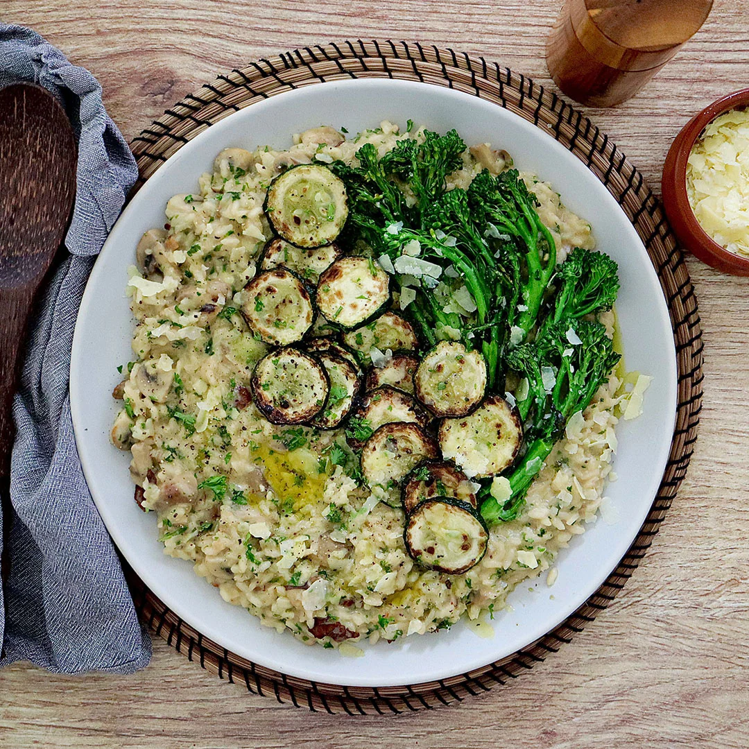 Mix Forest Mushroom Risotto