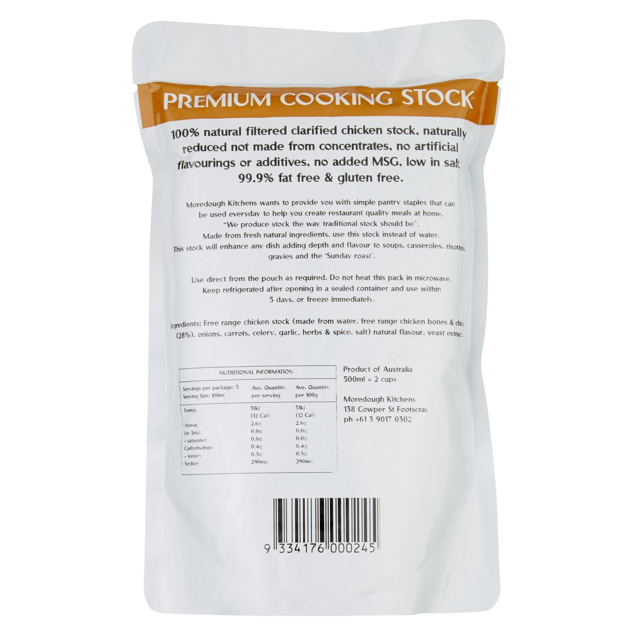 Moredough Stock Chicken 500ml - Image 2