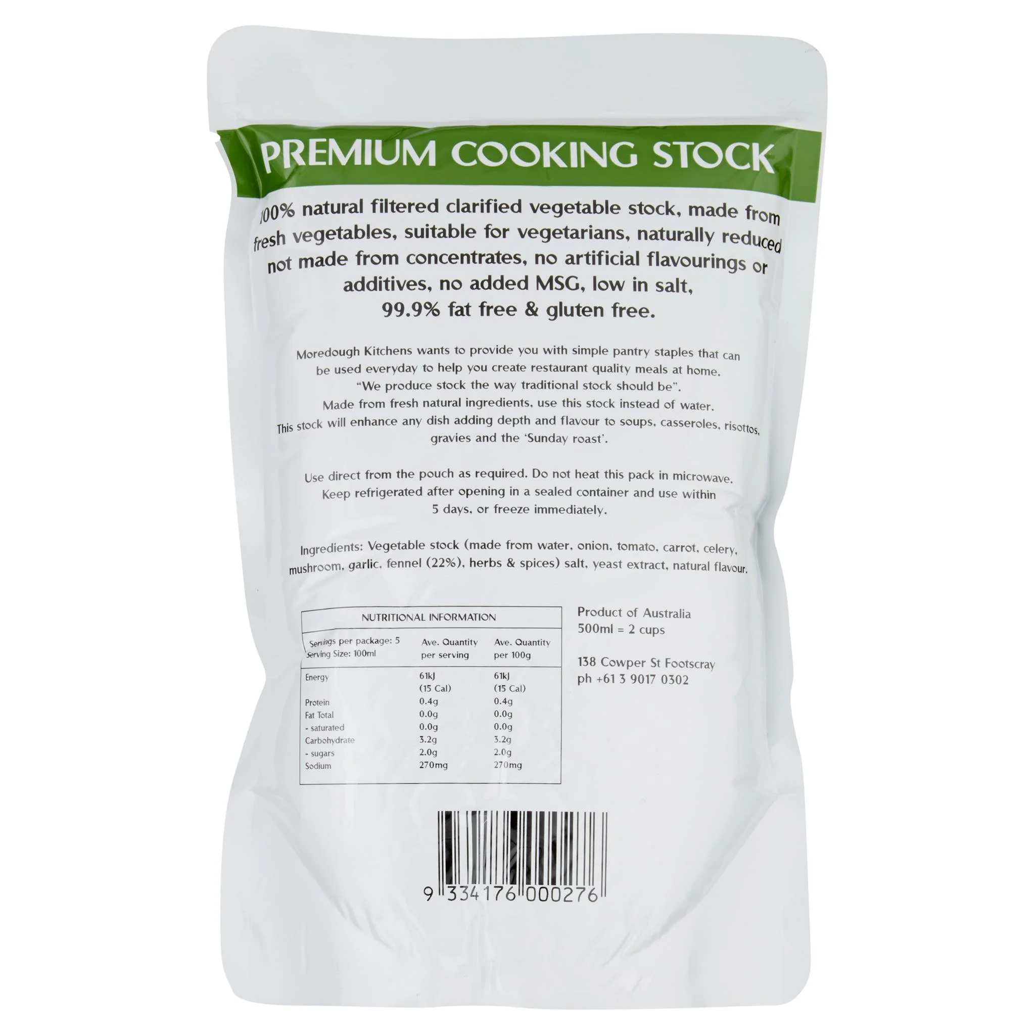 Moredough Stock Vegetable 500ml - Image 2