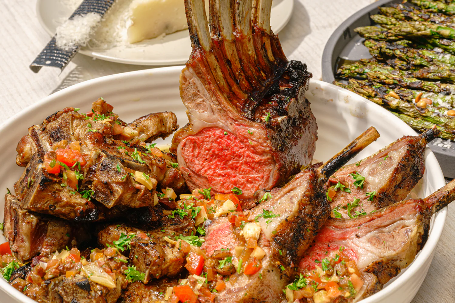 Moroccan Spiced Lamb Racks - with Olive Tomato Salsa - Image 2
