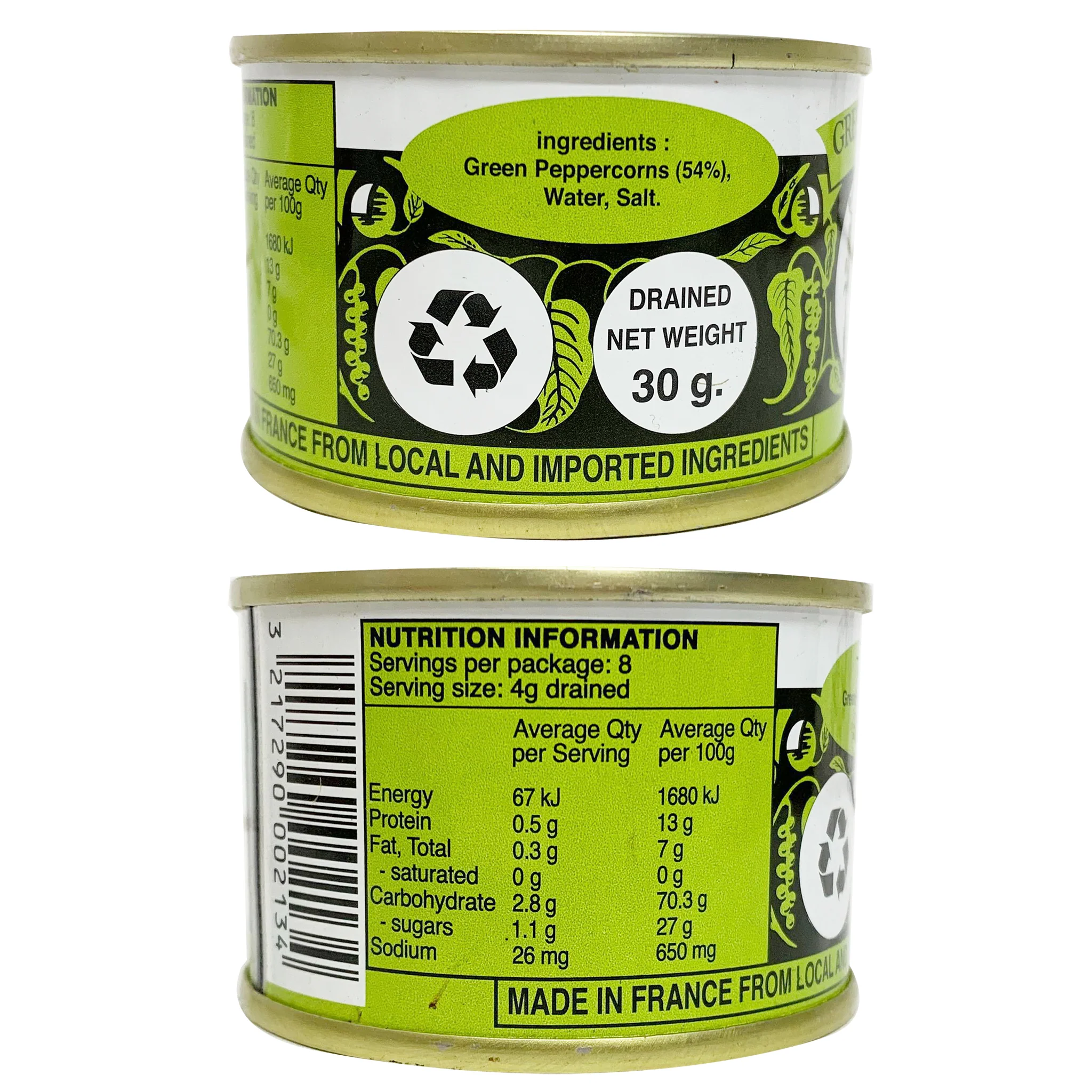 Moulin Green Peppercorns 55g - Image 2