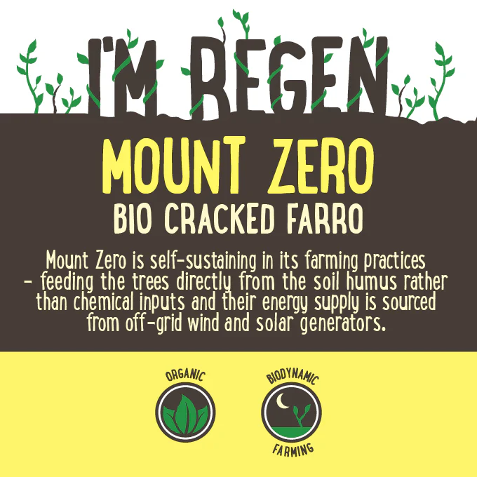 Mount Zero Bio-Dynamic Cracked Farro 500g - Image 3