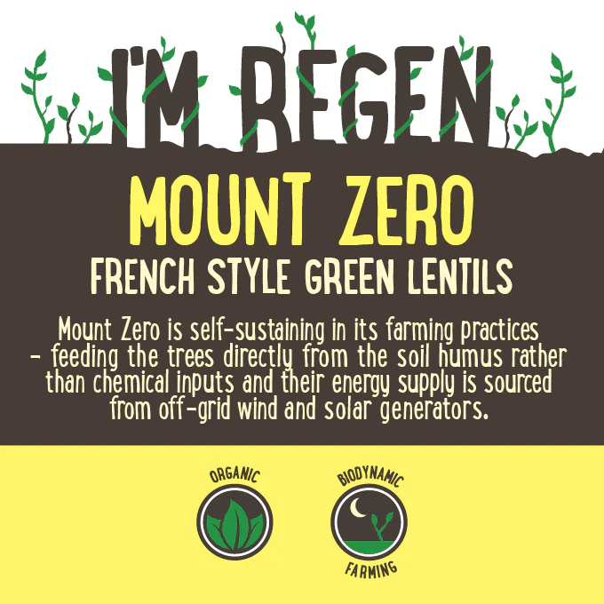 Mount Zero French Style Green Lentils 500g - Image 3
