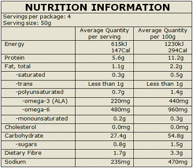 Mountain Bread Chia Wraps x8 200g - Image 3