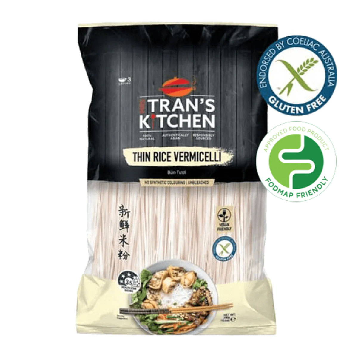 Mrs Trans Kitchen Thin Rice Vermicelli 300g