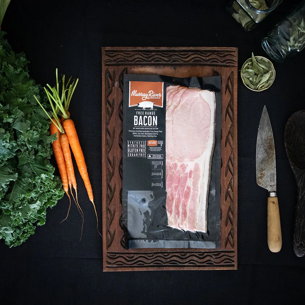 Murray River Smokehouse Smoked Free Range Nitrite Free Bacon 180g - Image 3