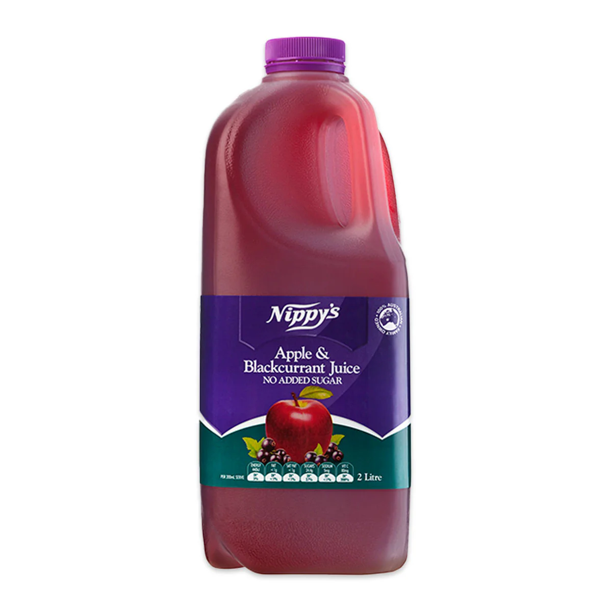 Nippy's Apple and Blackcurrant Juice 2L