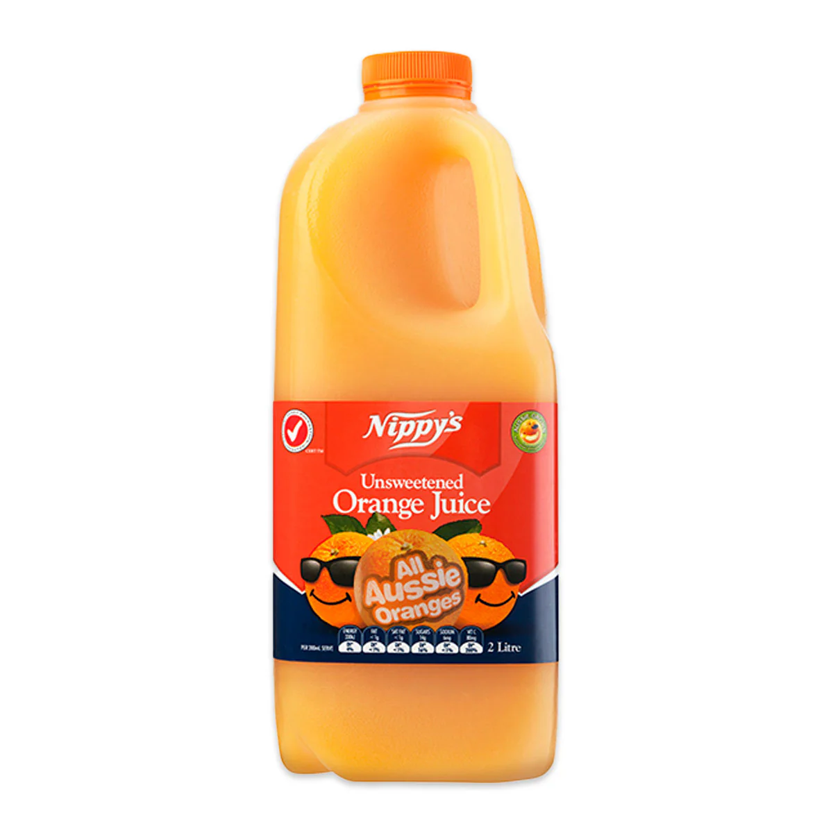 Nippy's Orange Juice Unsweetened 2L