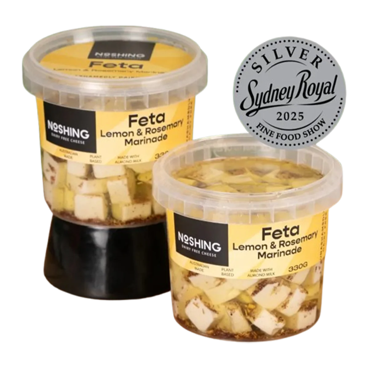 Noshing Lemon Rosemary Feta Cheese 330g