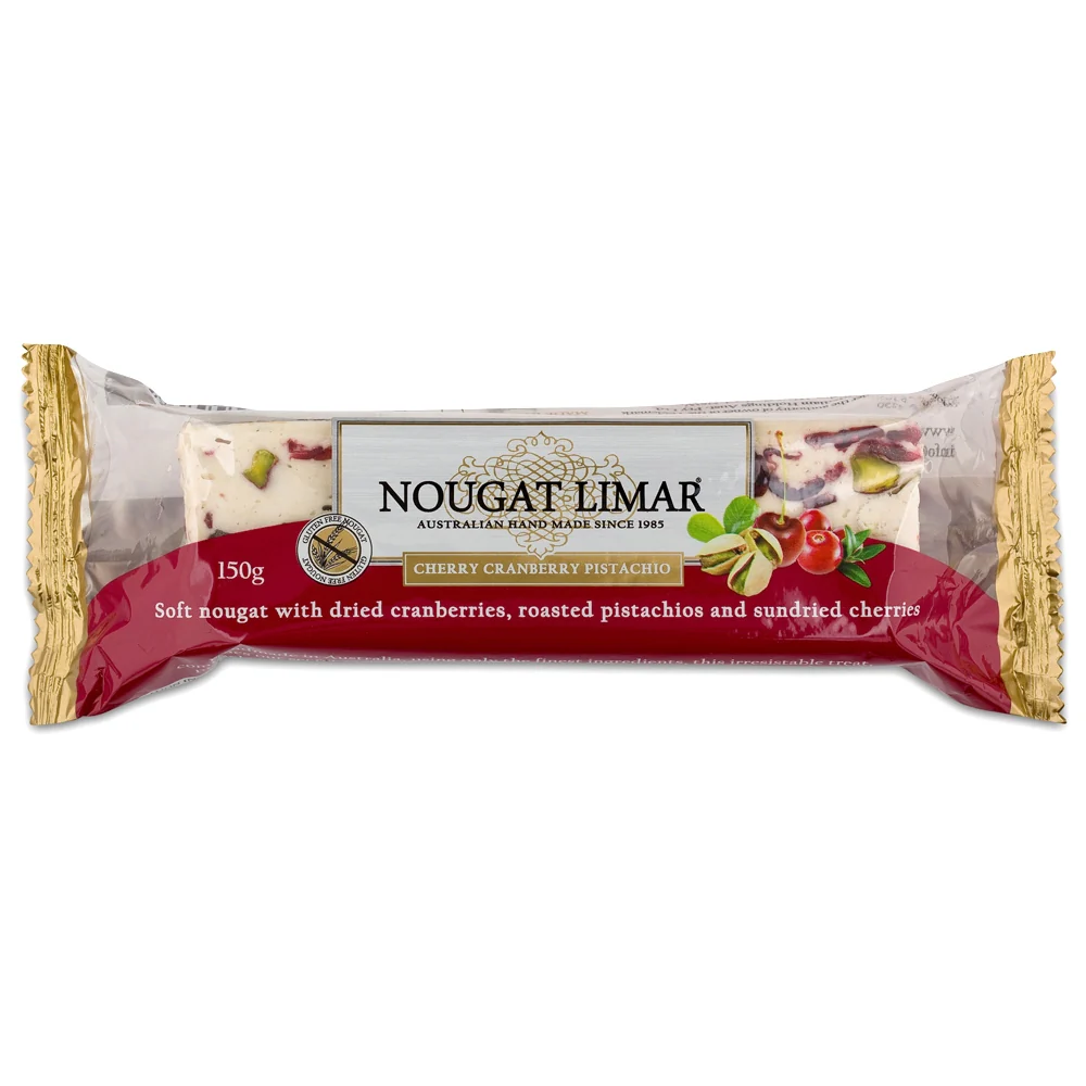 Nougat Limar Cherry Cranberry Pistachio 150g - Image 2