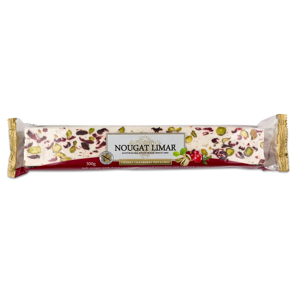 Nougat Limar Cherry Cranberry Pistachio 300g - Image 2