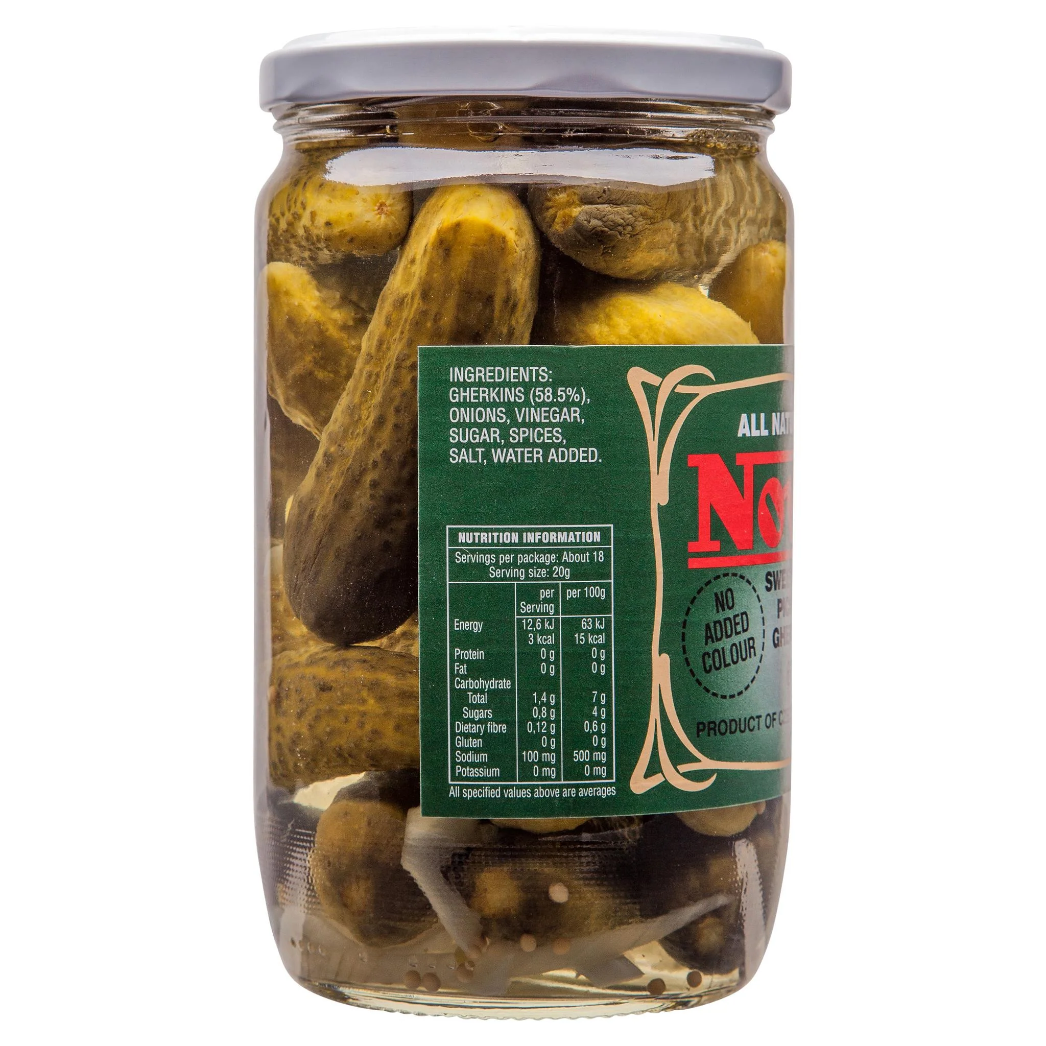 Nova Gherkins Pickled Sweet And Sour 660g - Image 3