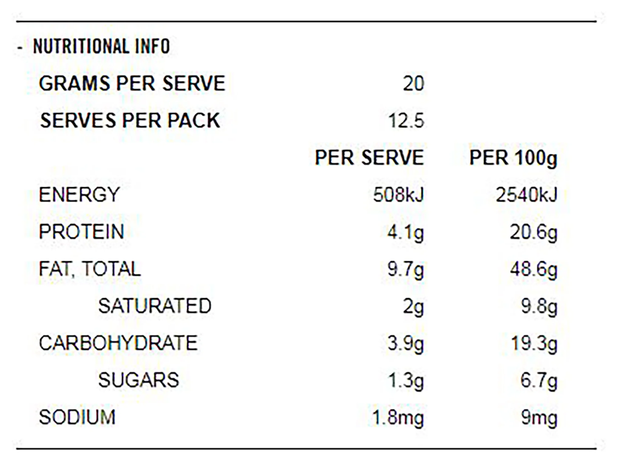 Noya Cashew Nut Butter 250g - Image 2