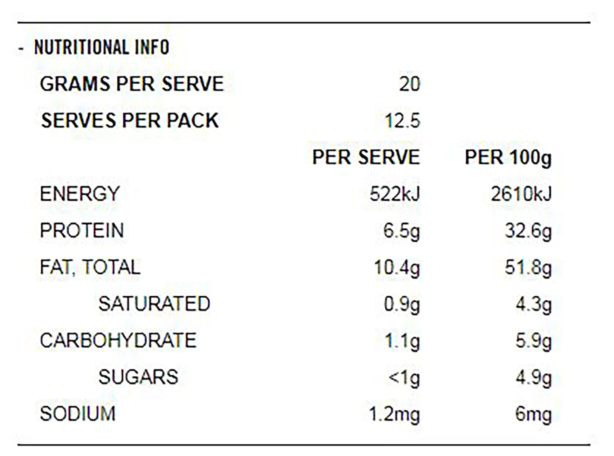 Noya Almond Chia Nut and Seed Butter 250g - Image 2