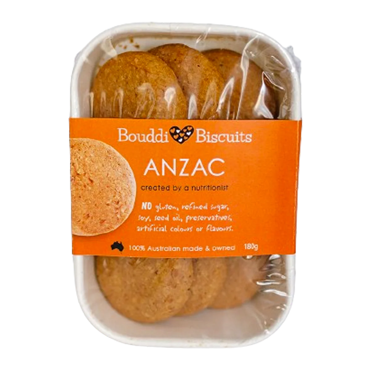 Bouddi Anzac Biscuits Gluten Free 180g
