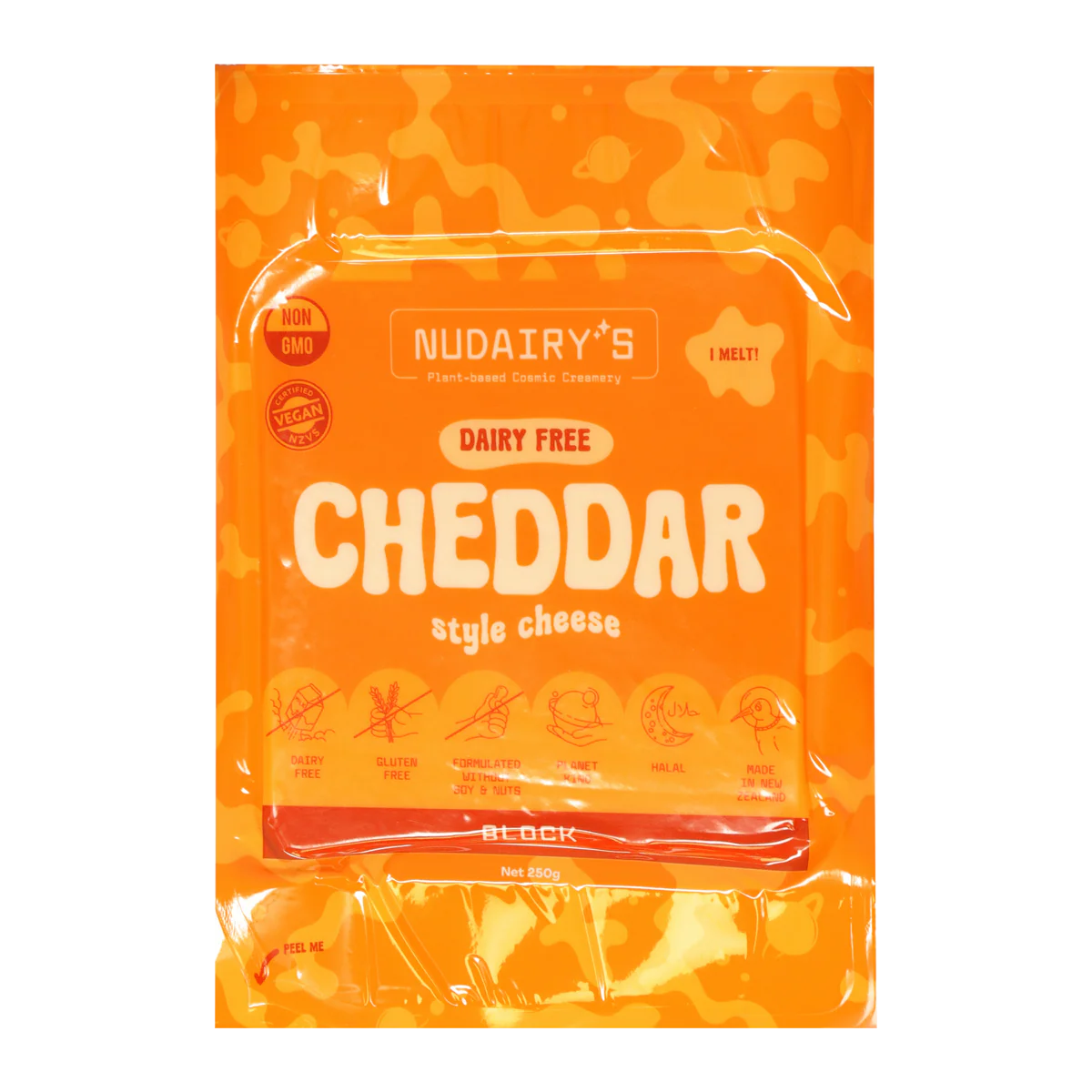 Nudairy's Cheddar Block 250g