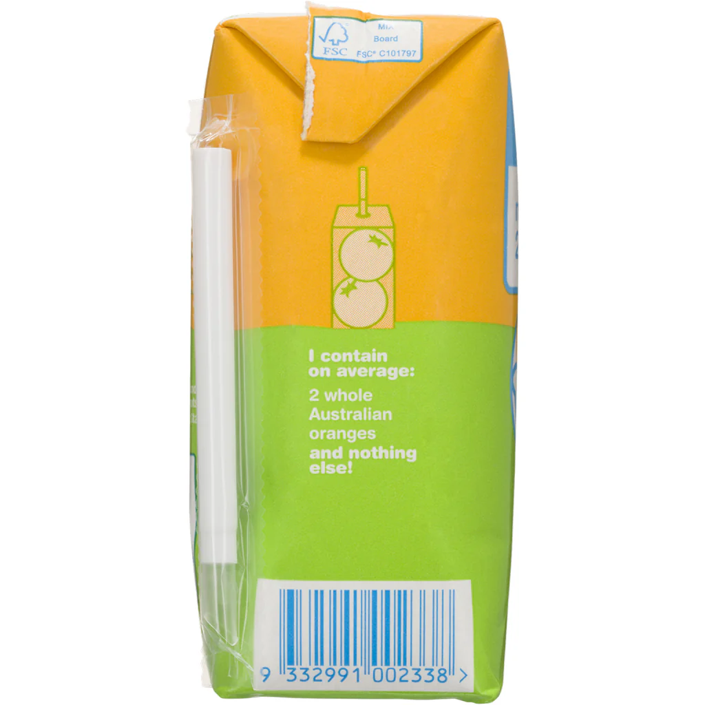 Nudie Juice Nothing But 2 Oranges 200ml - Image 4