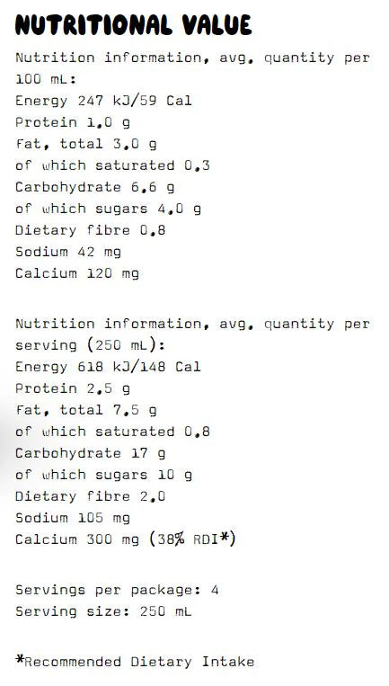 Oatly Oat Milk Barista Edition Case 6 x 1L - Image 3