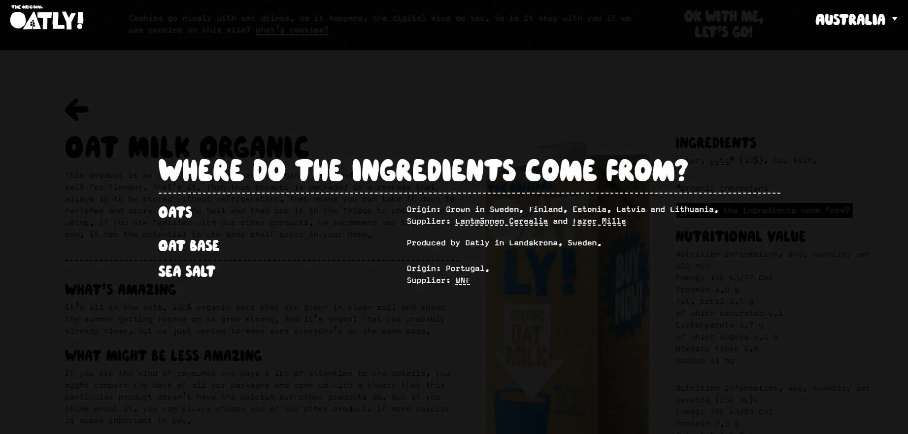 Oatly Organic Oat Milk Case 6 x 1L - Image 3