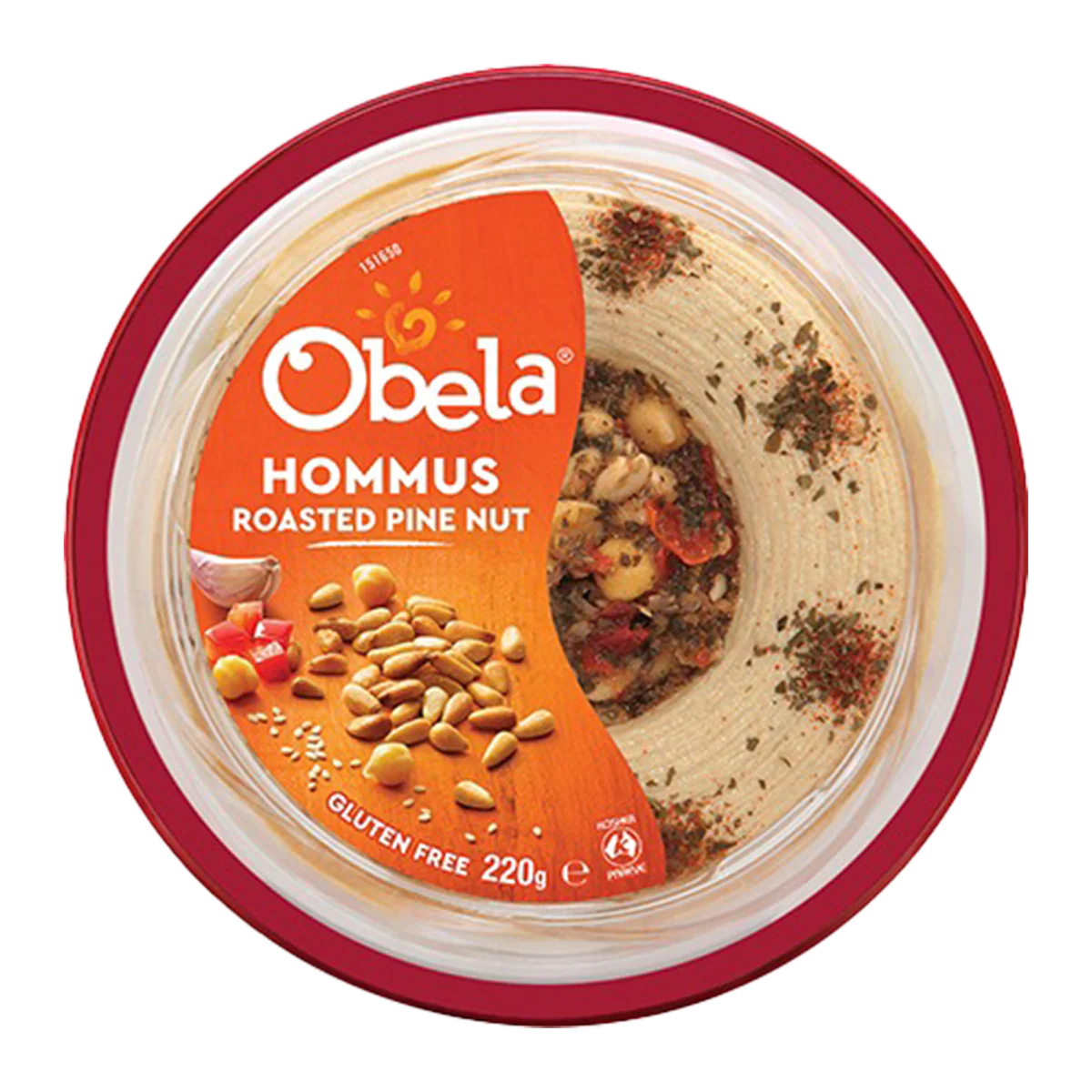 Obela Hommus Roasted Pine Nut 220g