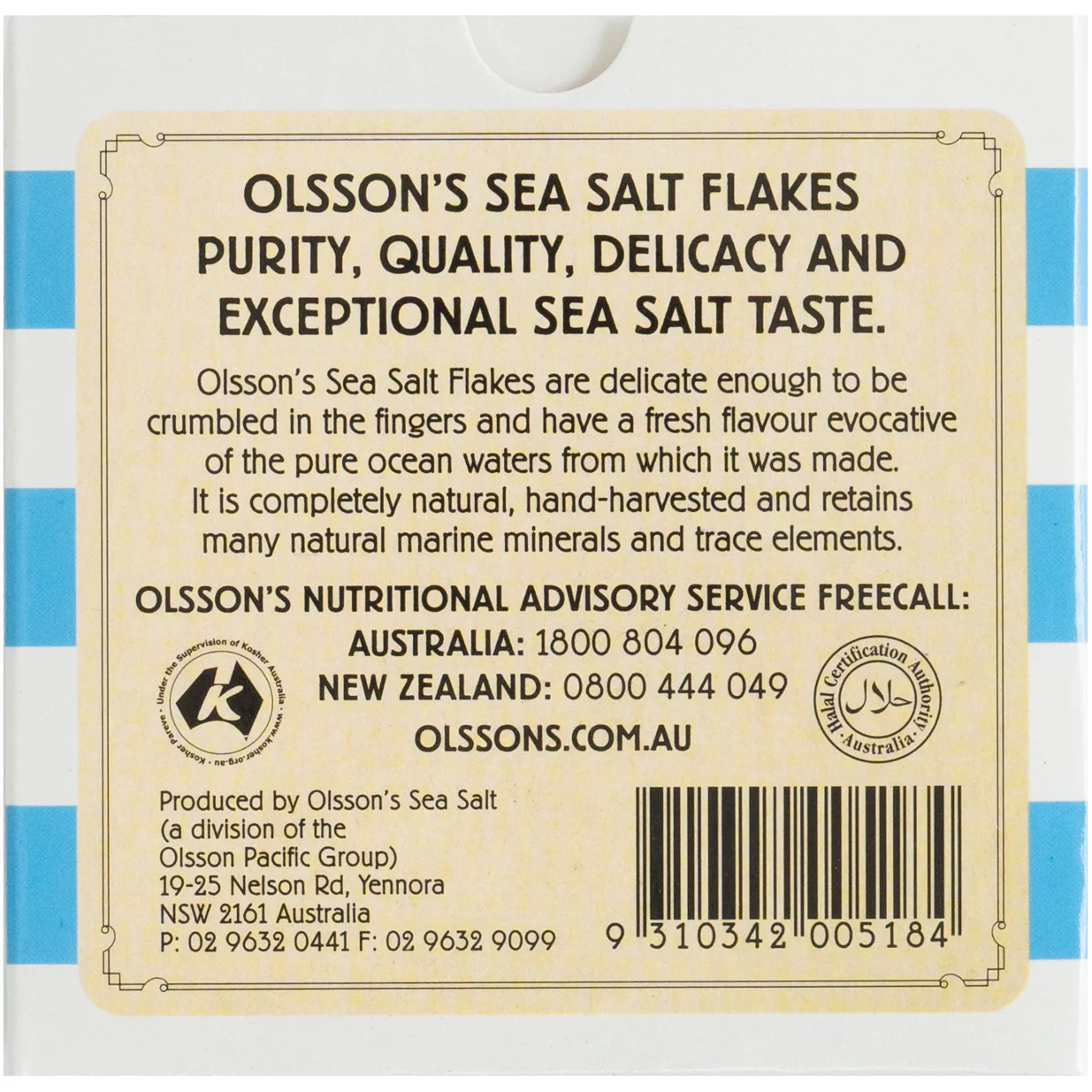 Olssons Sea Salt Flake 250g - Image 2