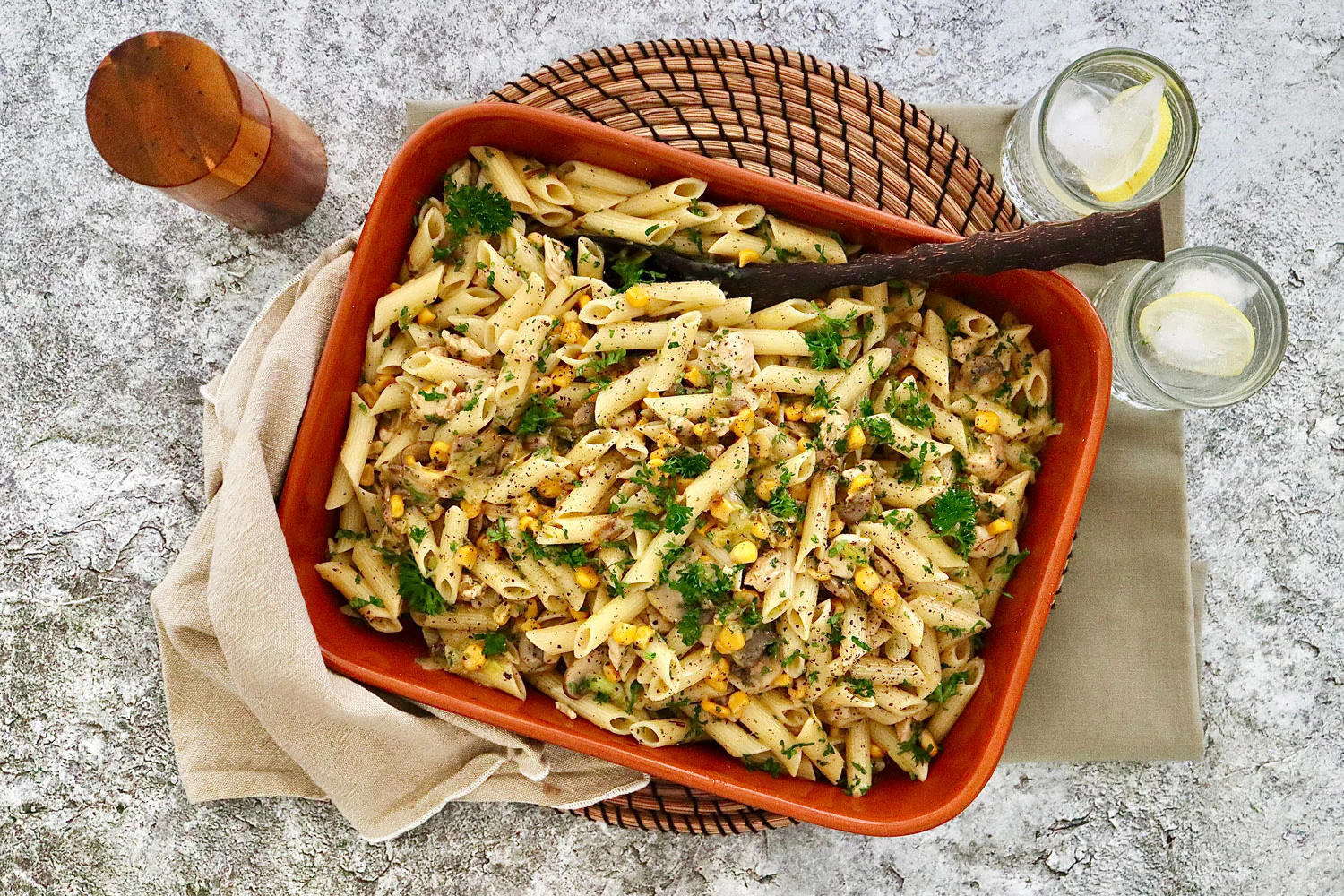 Organic Chicken Corn Cheesy Cheddar Penne - Image 2