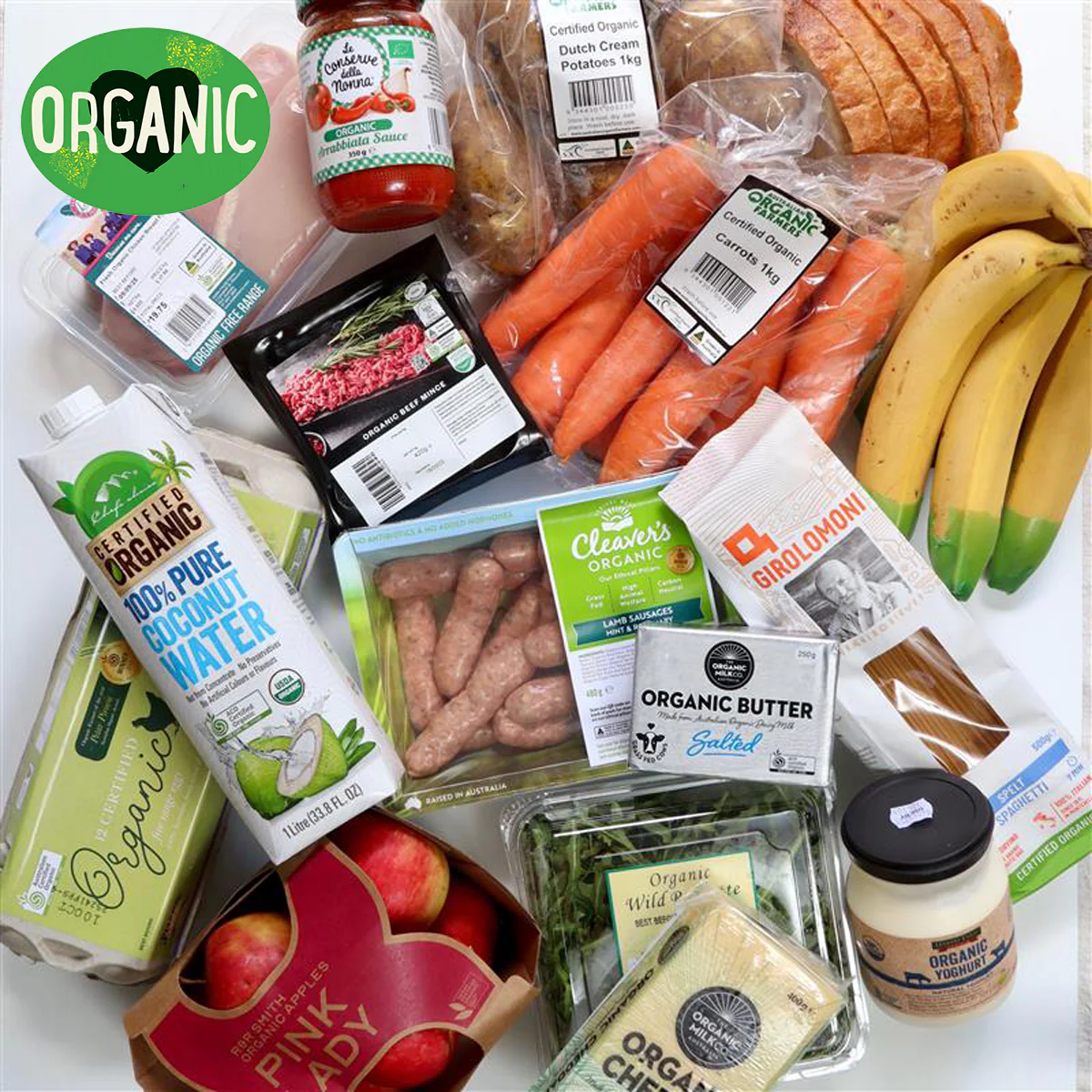 Organic Groceries Box