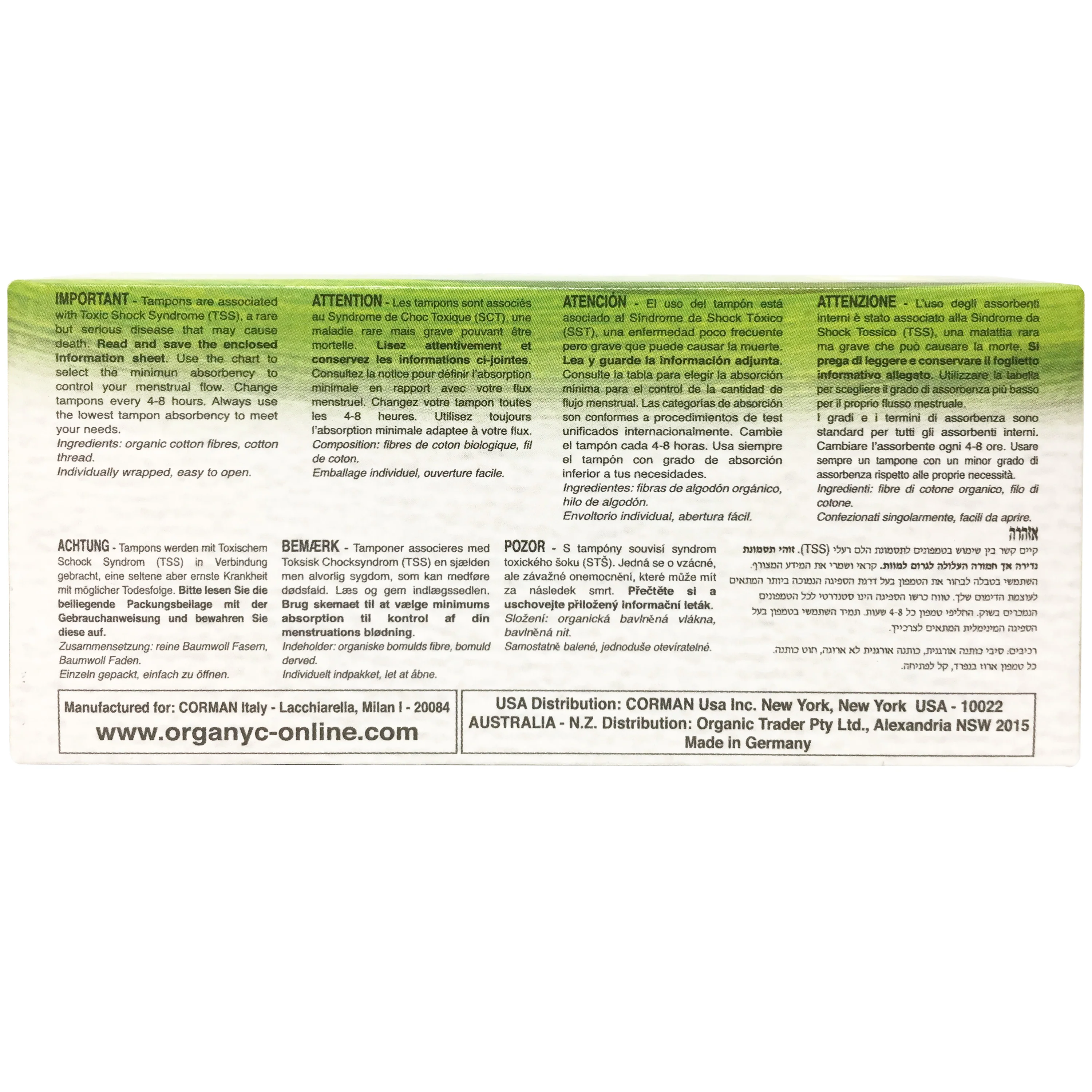 Organyc Tampons Regular 16 Pack - Image 2