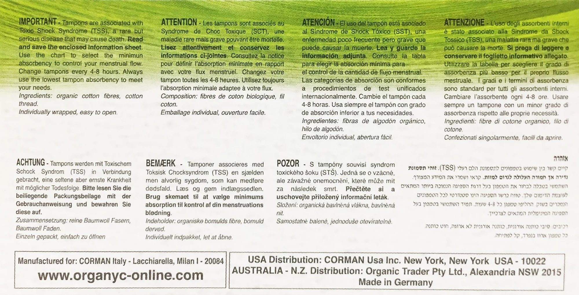 Organyc Tampons Super 16 Pack - Image 2