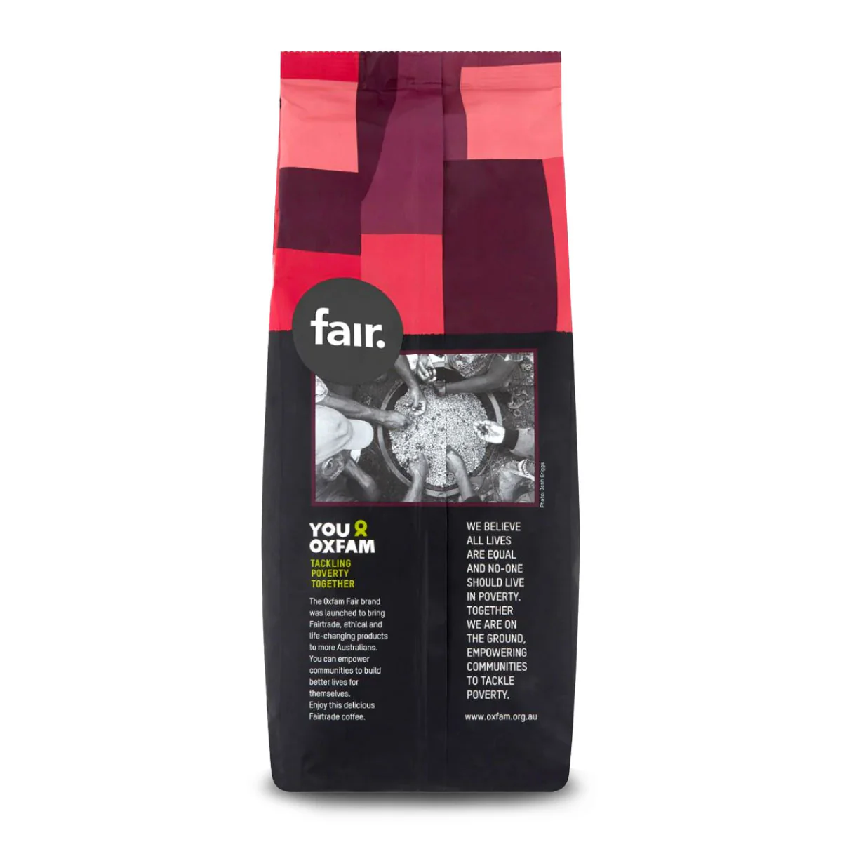 Oxfam World Blend Coffee Beans 250g - Image 2