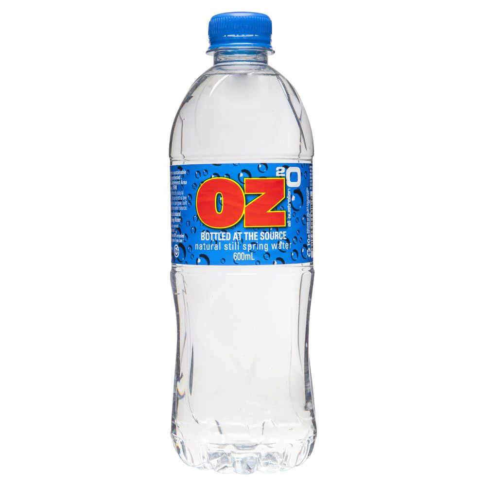 Oz Water Natural Spring Water 600ml