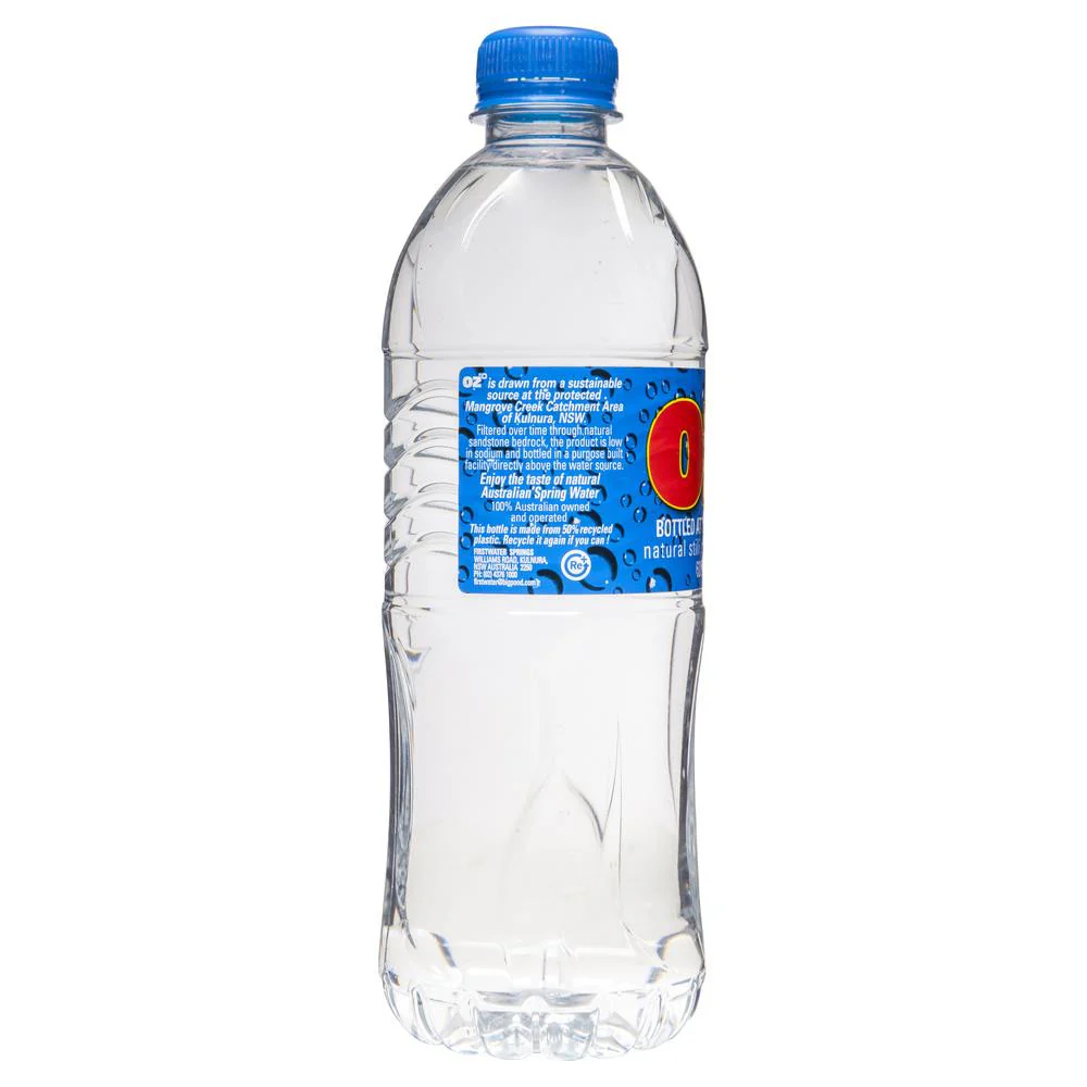Oz Water Natural Spring Water 600ml - Image 2
