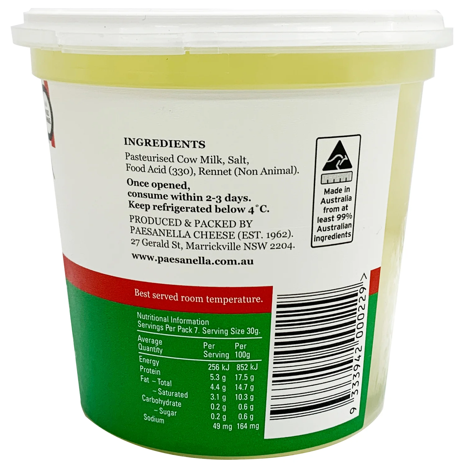 Paesenella Traditional Bocconcini Cheese 210g - Image 2