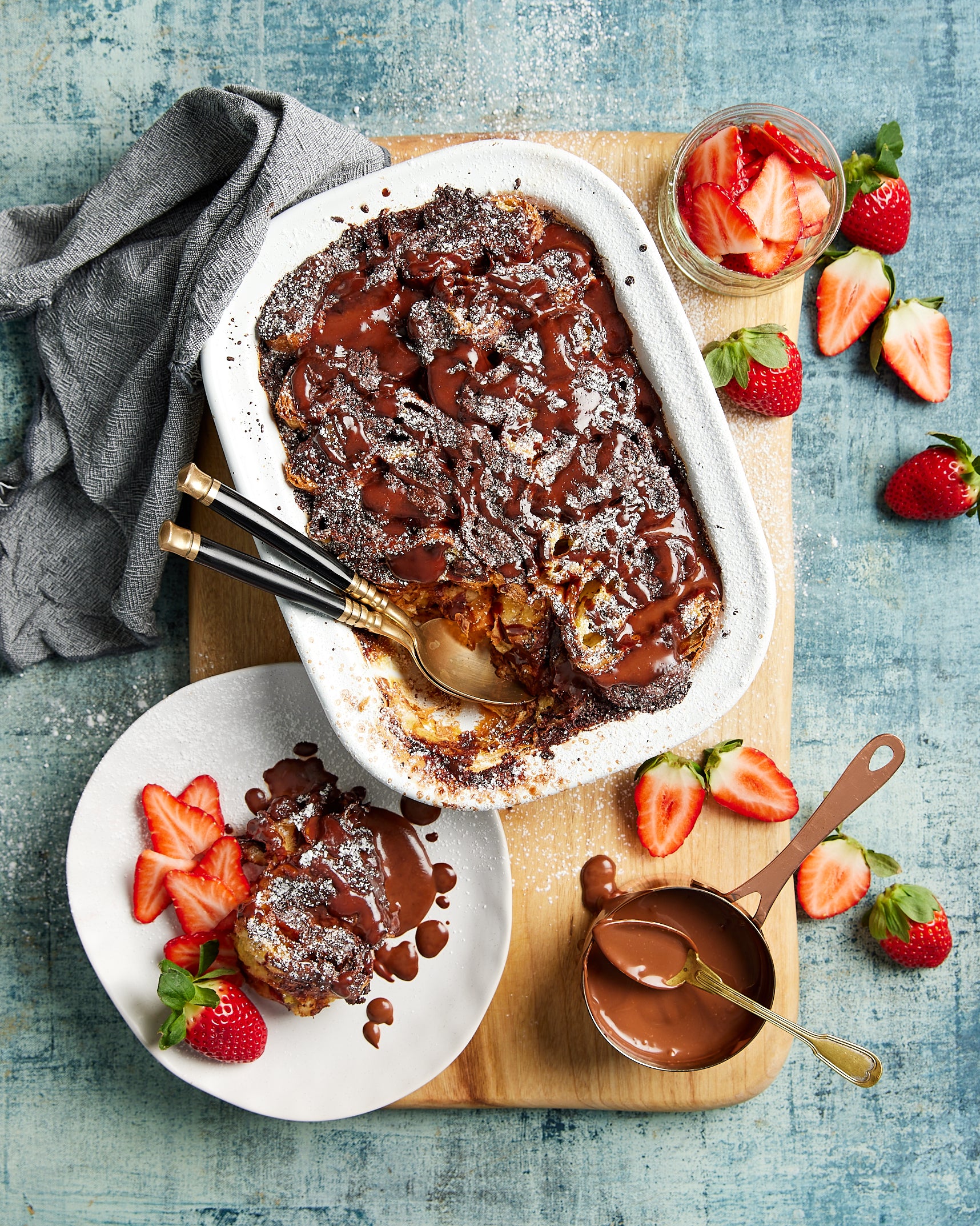 Pain Au Chocolat - Chocolate Croissant and Custard Pudding - Image 2