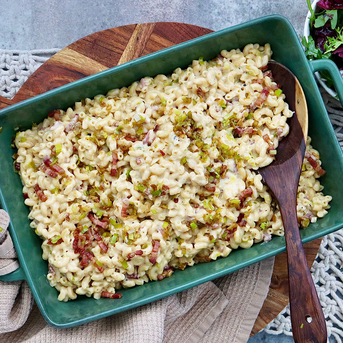 Pancetta and Leek Mac and Cheese