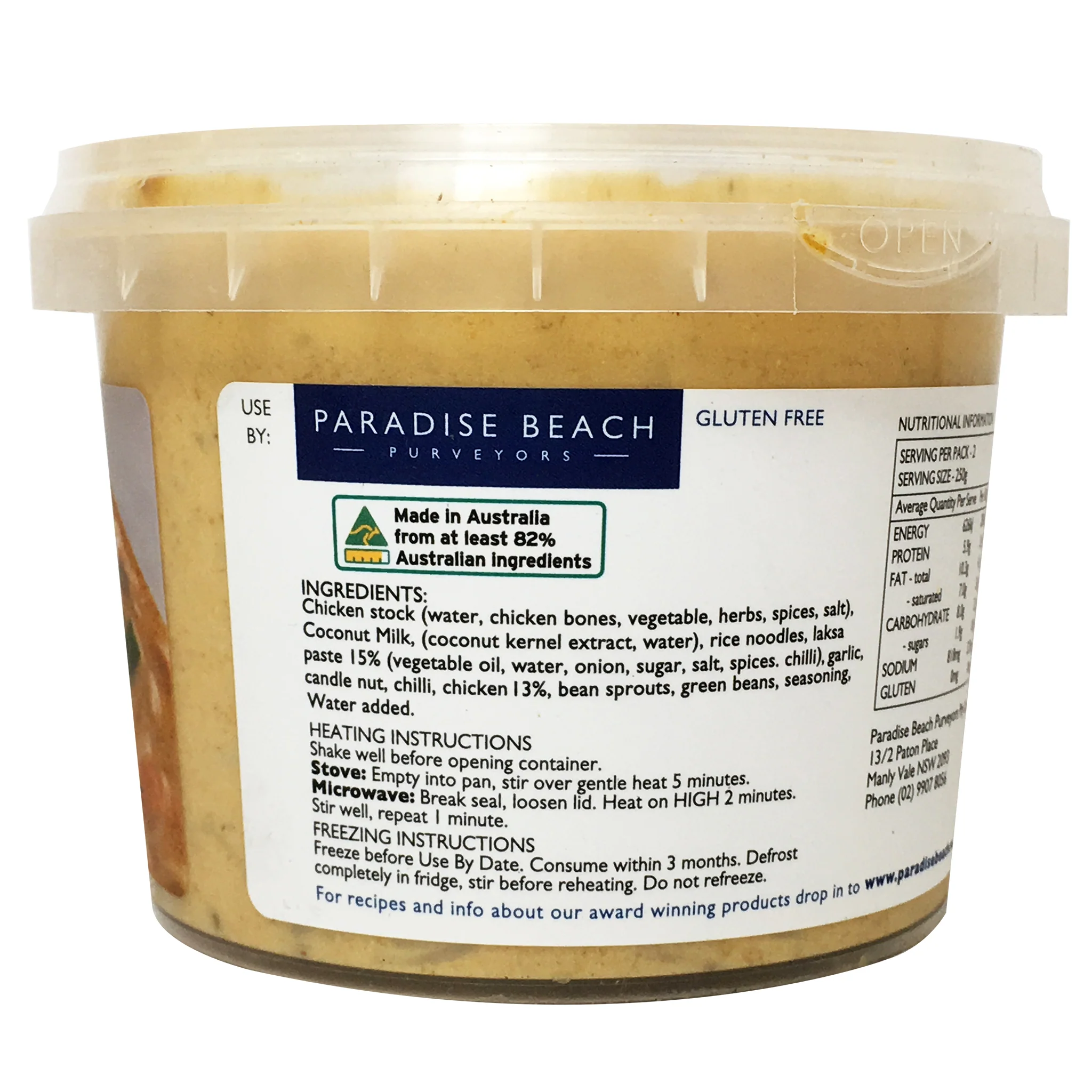 Paradise Beach Soup Chicken Laksa 500g - Image 2