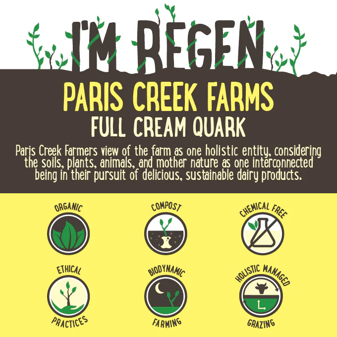 Paris Creek Farms Bio-Dynamic Organic Full Cream Quark 450g - Image 2