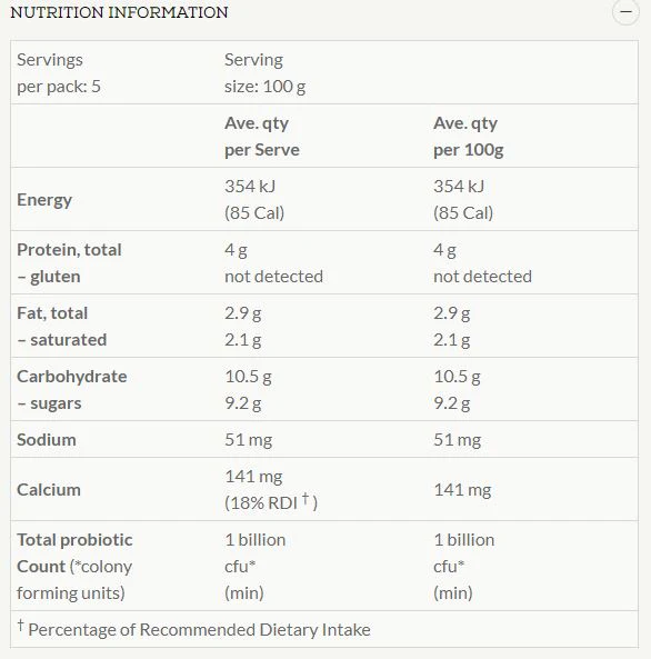 Paris Creek Farms Organic Blueberry Yoghurt 500g - Image 3