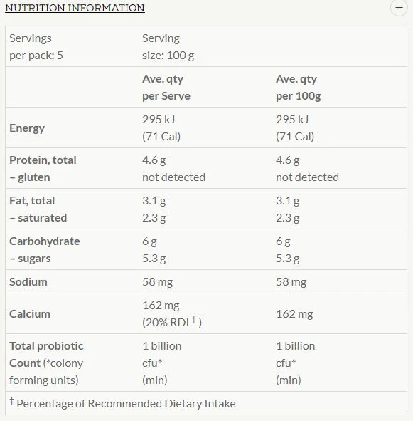 Paris Creek Farms Organic Natural Full Cream Yoghurt 500g - Image 3