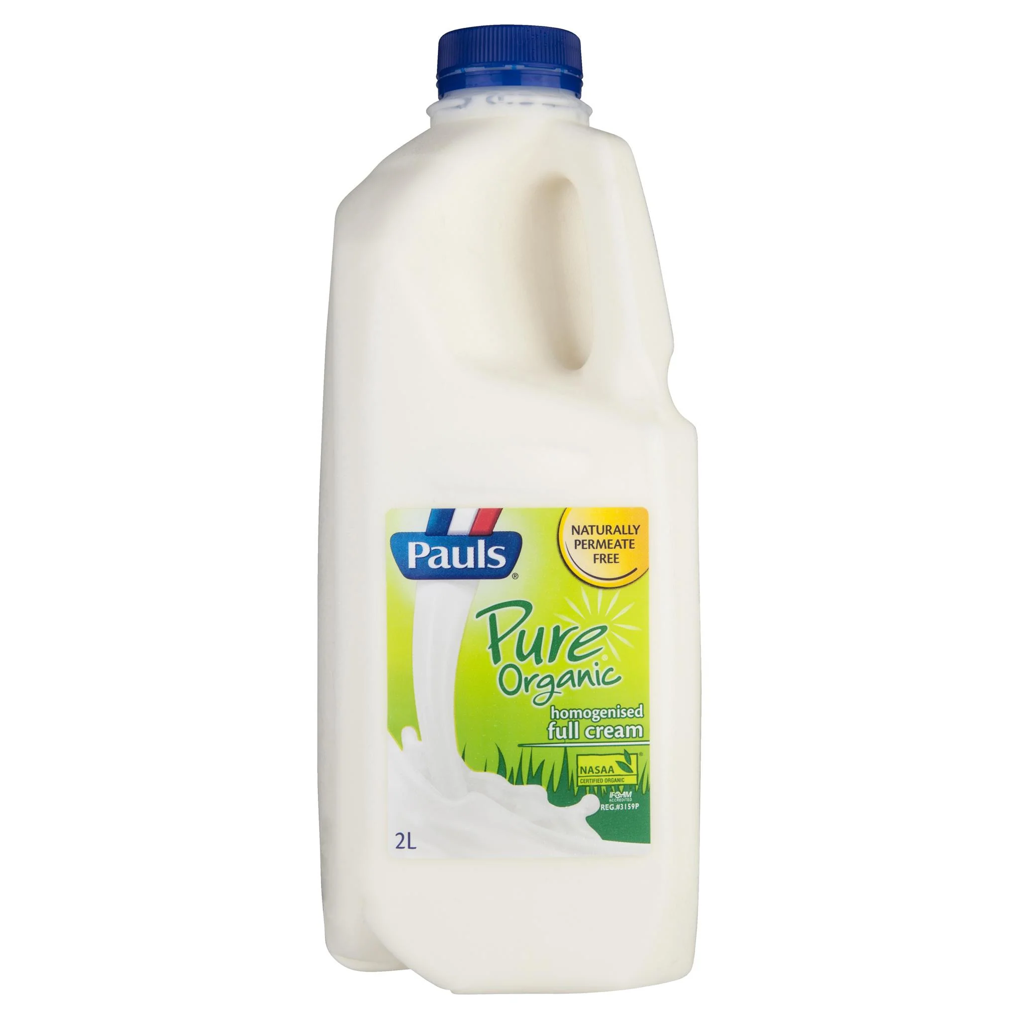 Pauls Milk Pure Organic Homogenised Full Cream 2L