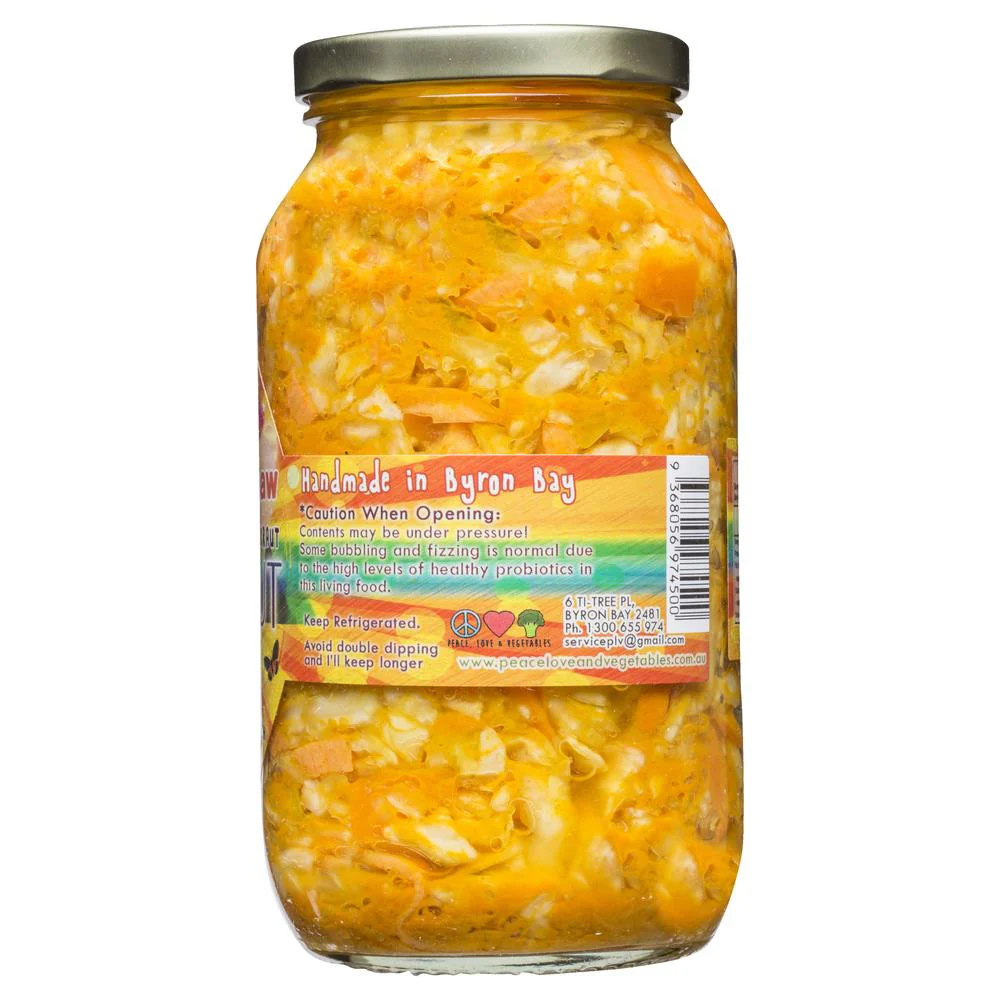 Peace Love and Vegetables Super Kraut KimChi 650g - Image 3