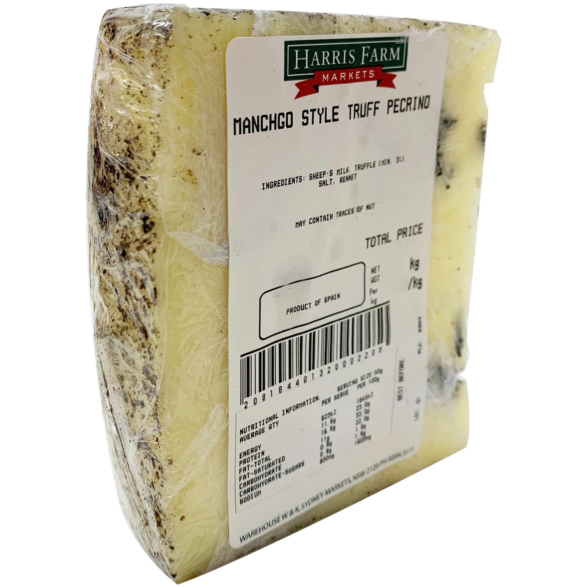 Manchego Style Truffle Pecorino Cheese 180-220g - Image 2