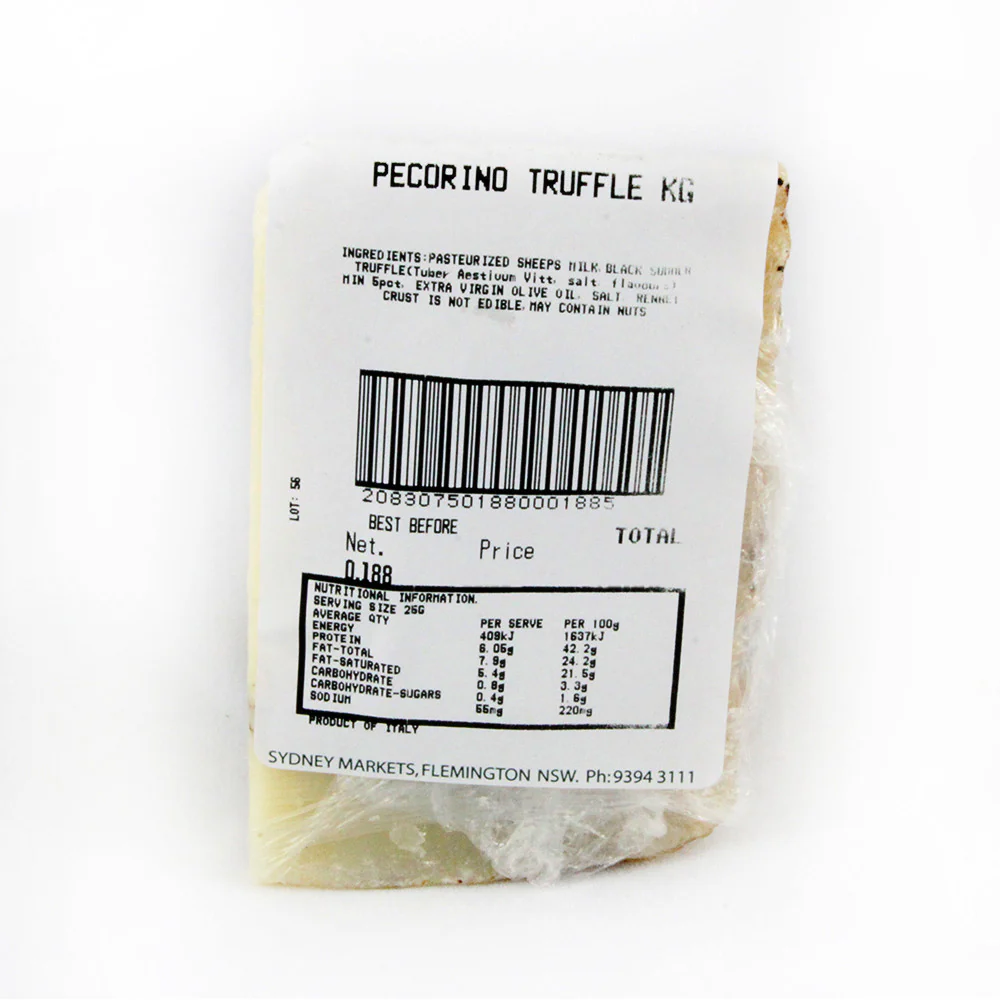 Fresco Truffle Pecorino Cheese 150-180g - Image 2