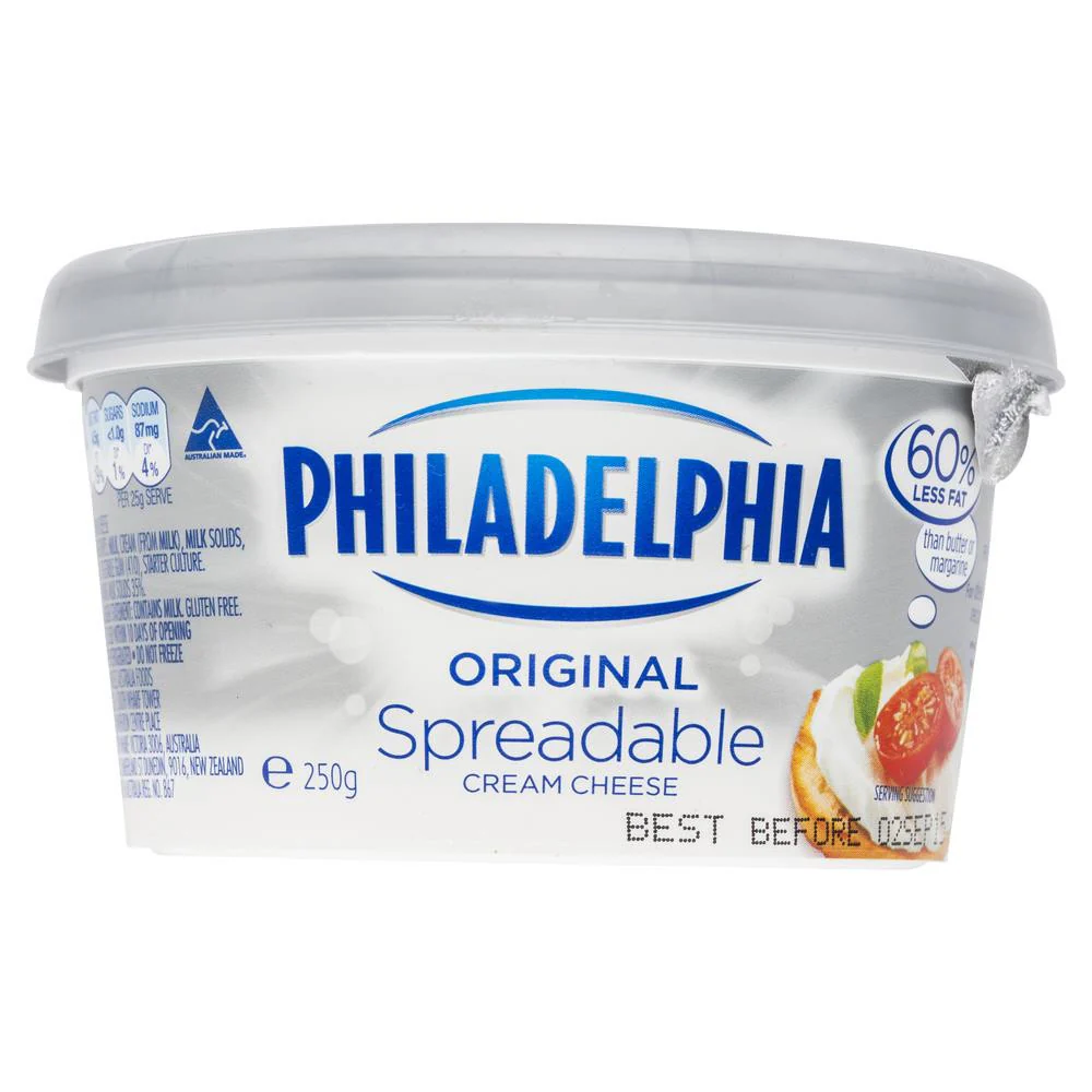 Philadelphia Original Spreadable Cream Cheese 250g - Image 3