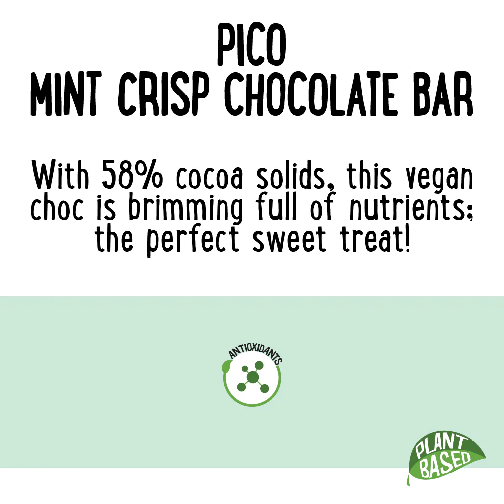 Pico Mint Crisp Dark Chocolate 80g - Image 3
