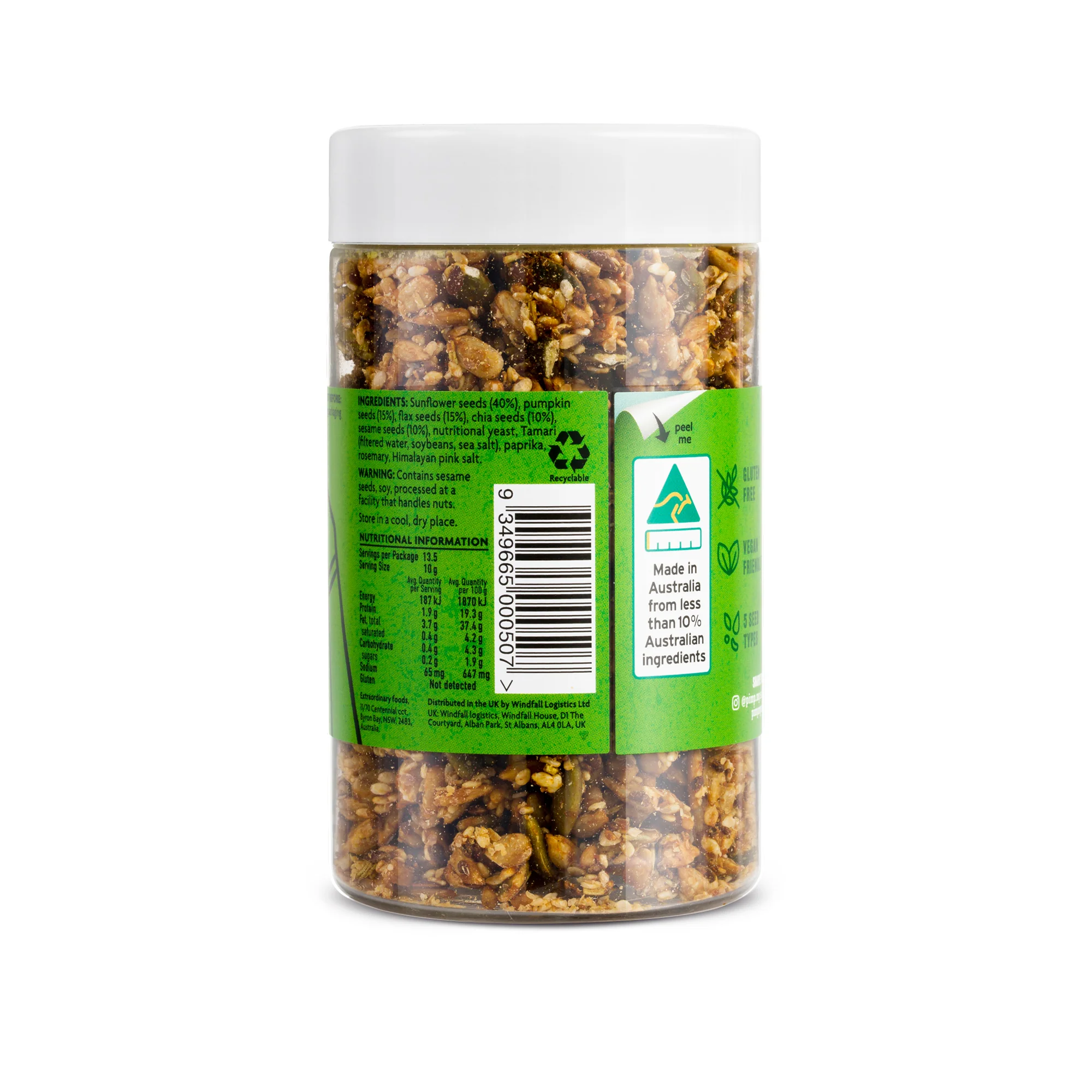 Pimp My Salad Vegan Activated Super Seeds 135g - Image 2