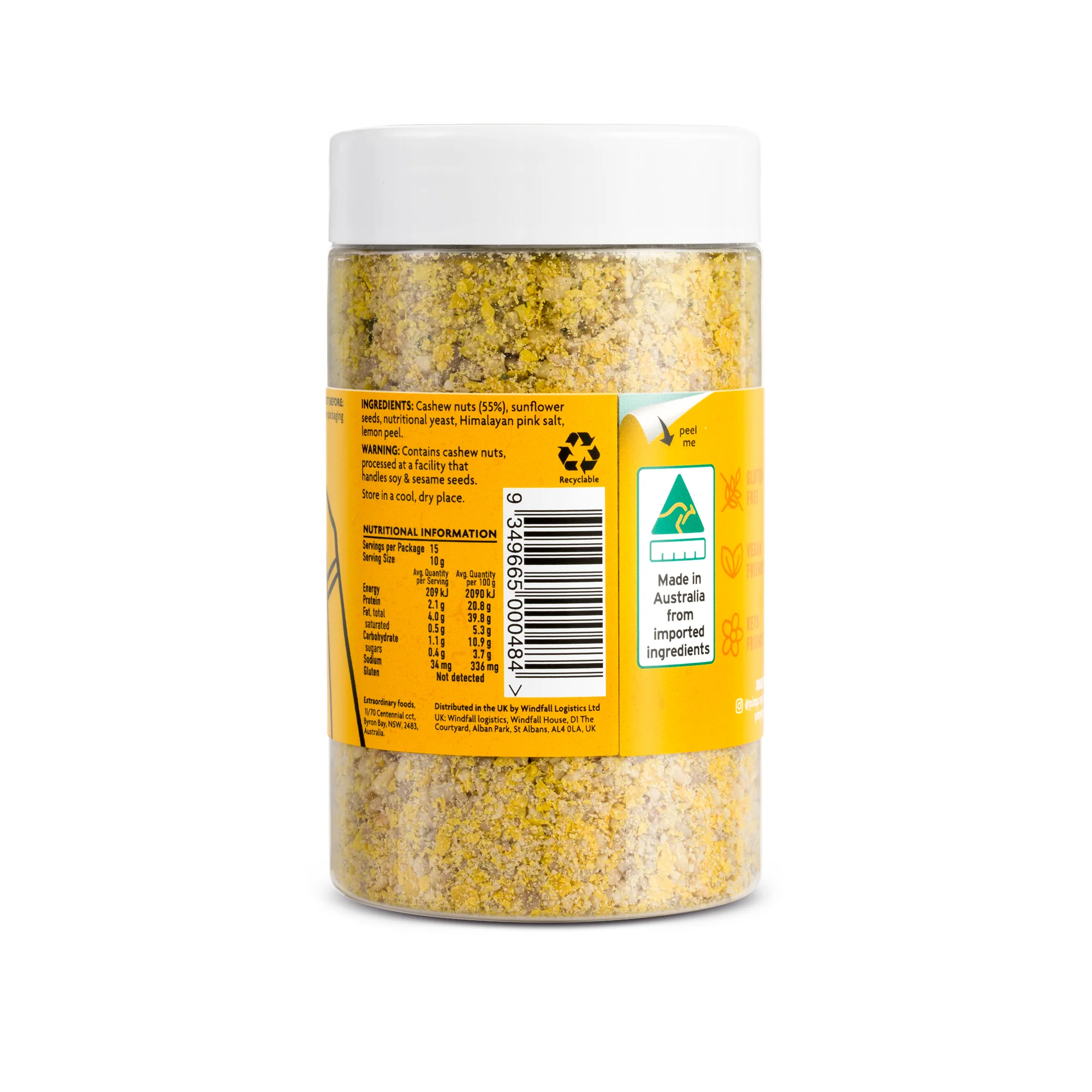 Pimp My Salad Vegan Cashew Parmesan 120g - Image 2