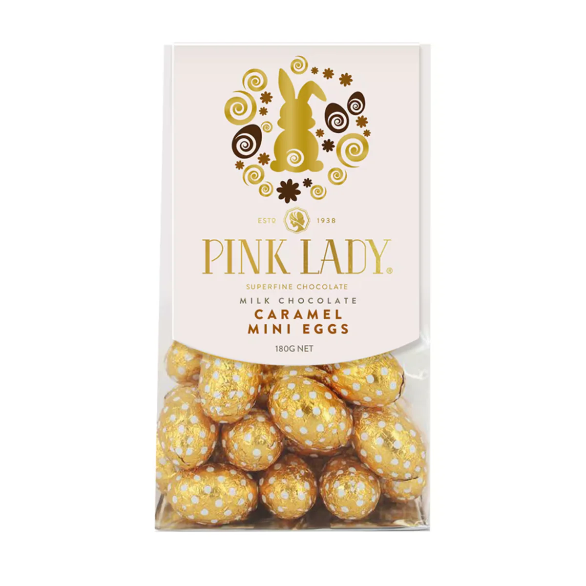 Pink Lady Caramel Mini Eggs Bag 180g